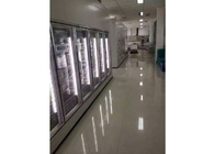 透明なガラス ドアの野菜およびフルーツの食糧貯蔵のための冷たいフリーザー部屋